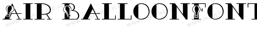 Air BalloonFont Regu字体转换